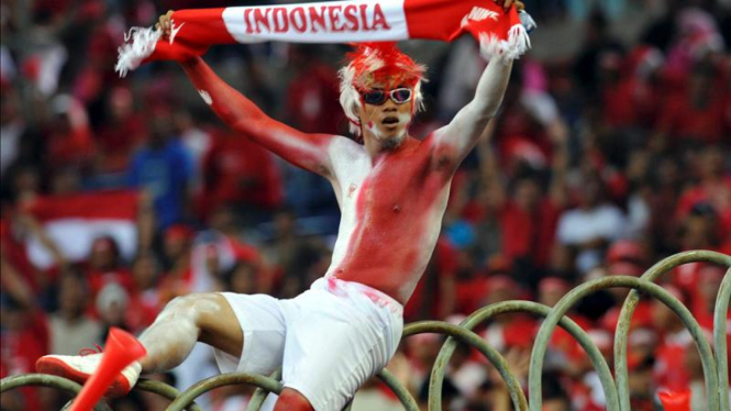 Suporter Indonesia di Malaysia