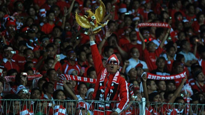 Supporter Timnas Indonesia Lawan Malaysia