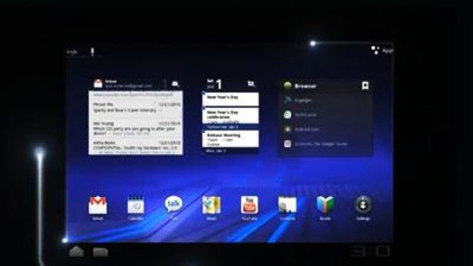 G-Slate, tablet PC dari LG yang dikabarkan akan menggunakan teknologi 3D.