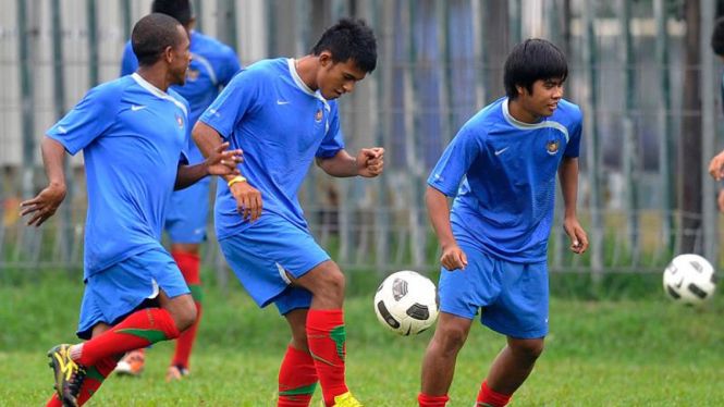 Latihan perdana timnas U-23