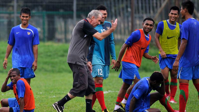 Latihan perdana timnas U-23