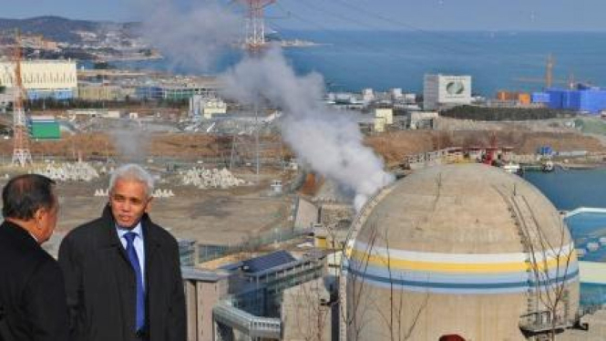 Hatta Rajasa kunjungi pembangkit listrik tenaga nuklir Korea Selatan