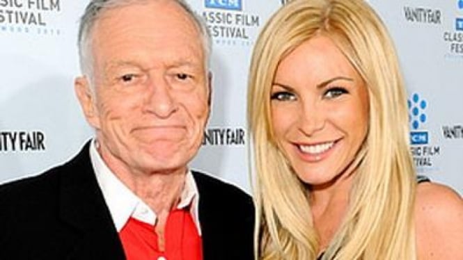 Hugh Hefner & Crystal Harris