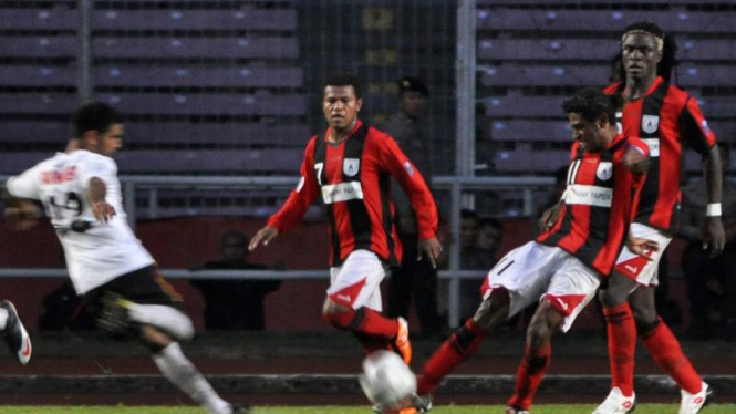 Pertandingan Persipura melawan East Bengal