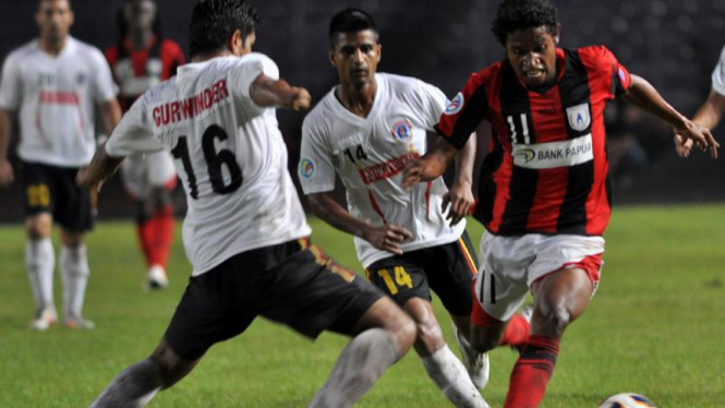 Pertandingan Persipura melawan East Bengal