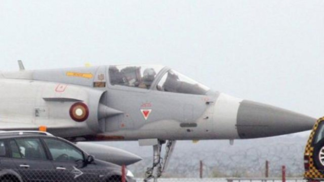 Pesawat Dassault Mirage 2000-5EDA milik Qatar dikerahkan untuk misi ke Libya