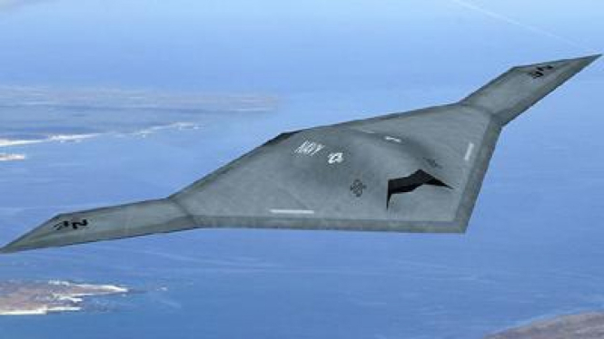 X-47B, pesawat tempur otomatis AS yang diterbangkan dengan mouse