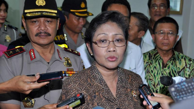 Menkes Kunjungi korban Bom Mapolresta Cirebon