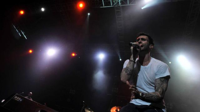 Konser Maroon 5 di Istora Senayan