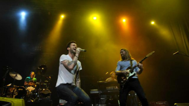 Konser Maroon 5 di Istora Senayan