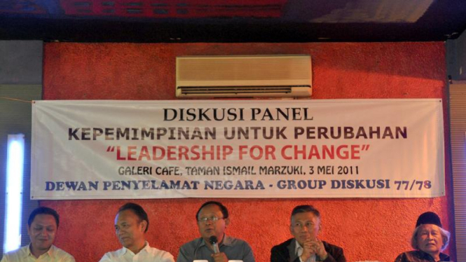 Diskusi kepemimpinan di Taman Ismail Marzuki