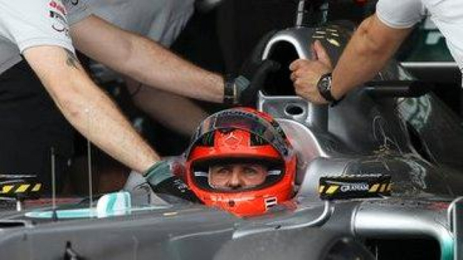 Michael Schumacher di GP Malaysia