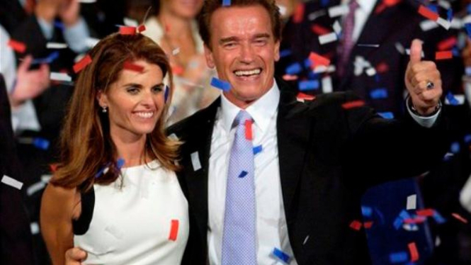 Arnold Schwarzenegger dan Maria Shriver