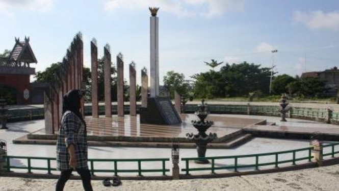 Tugu Soekarno, batu pertama pembentukan Kota Palangka Raya, Kalteng