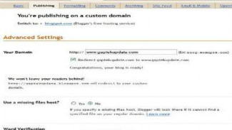 Berpindah Bari Blogspot ke Custom Domain