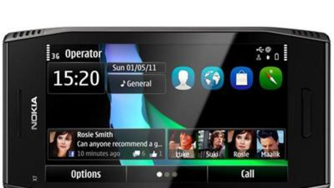 Sistem operasi Symbian Anna pada smartphone Nokia X7