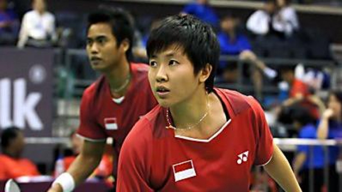 Liliyana Natsir (depan) & Tontowi Ahmad