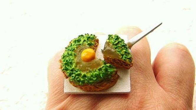 Cincin Miniatur Makanan