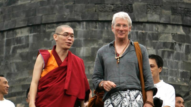 Kunjungan Richard Gere ke Borobudur