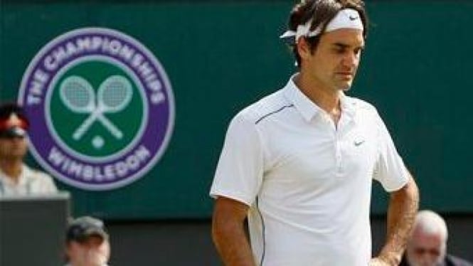 Roger Federer tersingkir dari Wimbledon