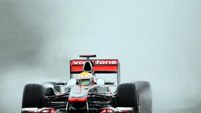 Lewis Hamilton di Silverstone