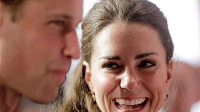 Pangeran William dan Catherine saat berada di AS