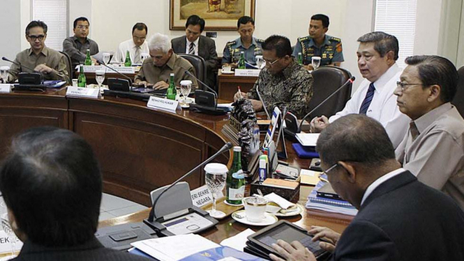 SBY pimpin rapat terbatas kabinet bahas RUU Pemda