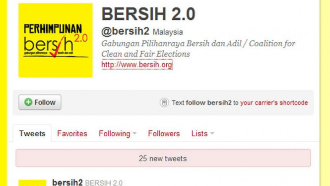 Twitter Bersih 2.0