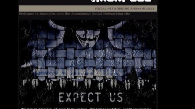 Jejaring Sosial AnonPlus, milik hacktivist Anonymous