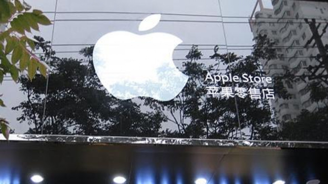 Toko Apple gadungan di Kunming, China.