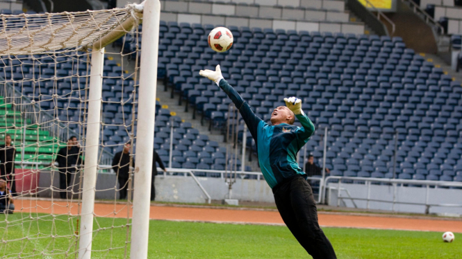 Latihan Timnas Di GBK