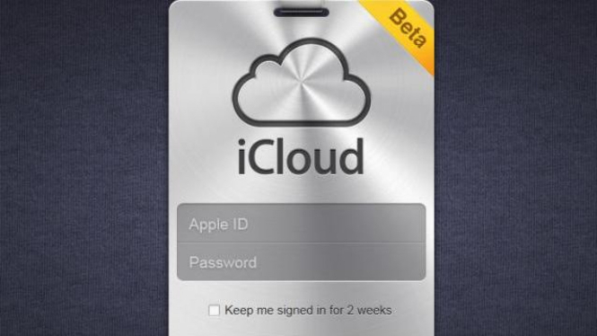 iCLoud versi Beta