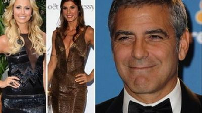 George Clooney & wanita cantik
