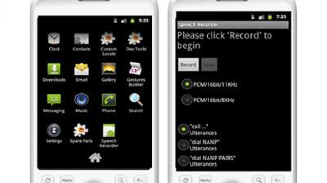 Aplikasi perekam suara di Android