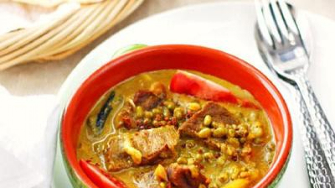 gulai kambing kacang hijau