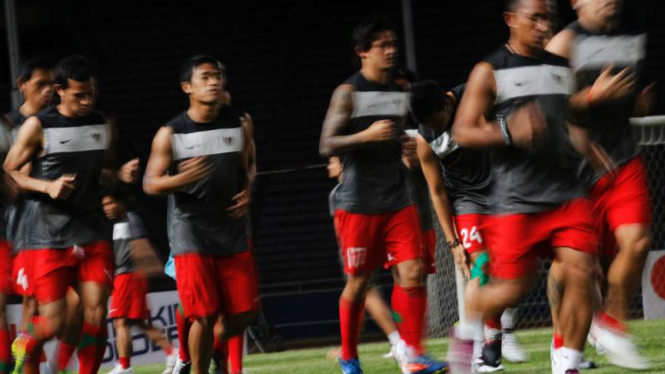 Latihan Timnas Indonesia