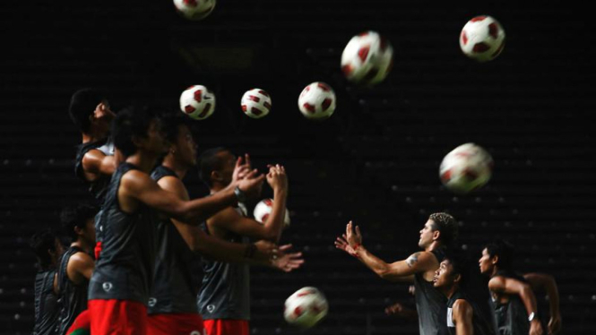 Latihan Timnas Indonesia