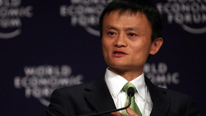 Jack Ma Yun, CEO Alibaba di World Economic Forum 2008