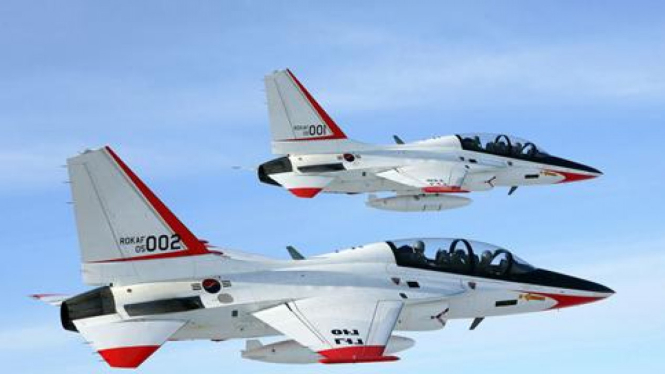 Pesawat T-50 Golden Eagle buatan Korea Selatan