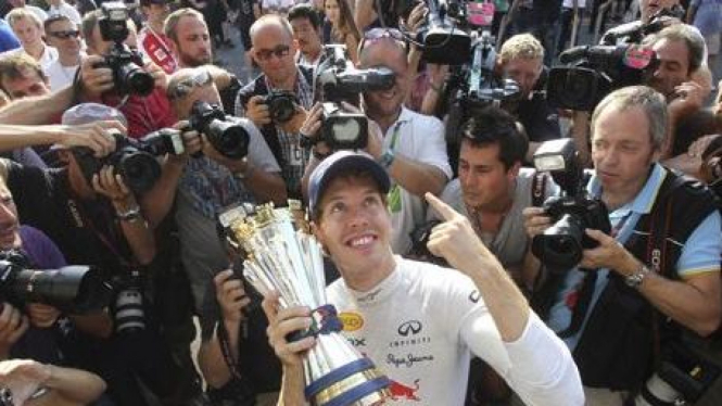 Sebastian Vettel di GP Italia