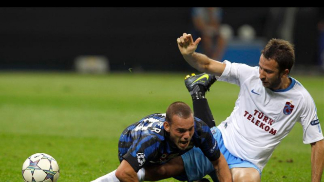 Inter Milan VS Trabzonspor, Wesley Sneijder
