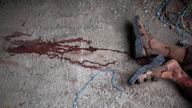 Salah satu militan Taliban yang tewas di Kabul