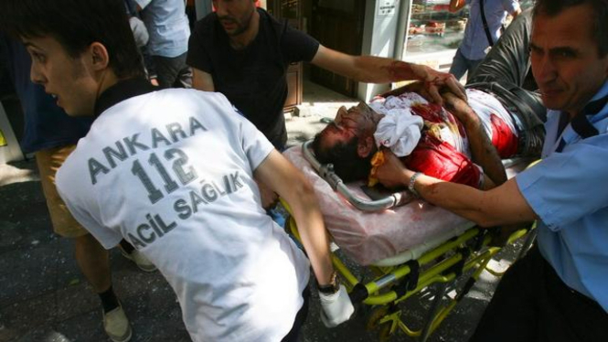 Korban insiden bom di ibukota Turki, Ankara, 20 September 2011
