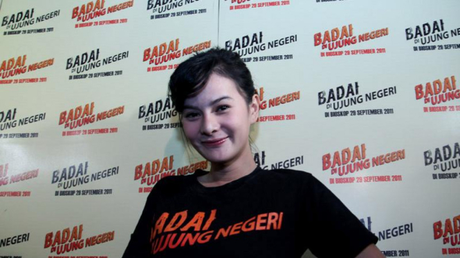 Astrid Tiar Usai Premiere Film "Badai di Ujung Negeri"