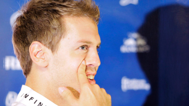 Sebastian Vettel di GP Singapura