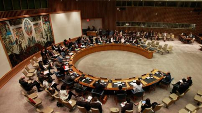 Sidang Dewan Keamanan PBB di New York, Amerika Serikat.