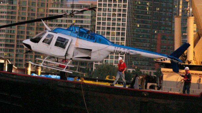Kecelakaan Helikopter Di New York