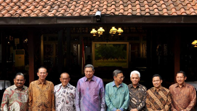 SBY-Budiono bersama ketua parpol