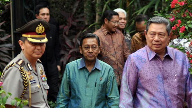 SBY-Boediono bersama ketua parpol