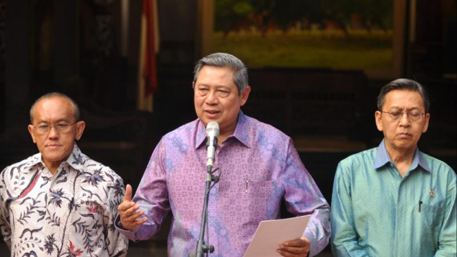 SBY-Boediono bersama ketua parpol